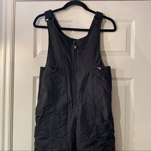 Chalet Snow Bib Ski Overalls Black Winter Unisex Youth L